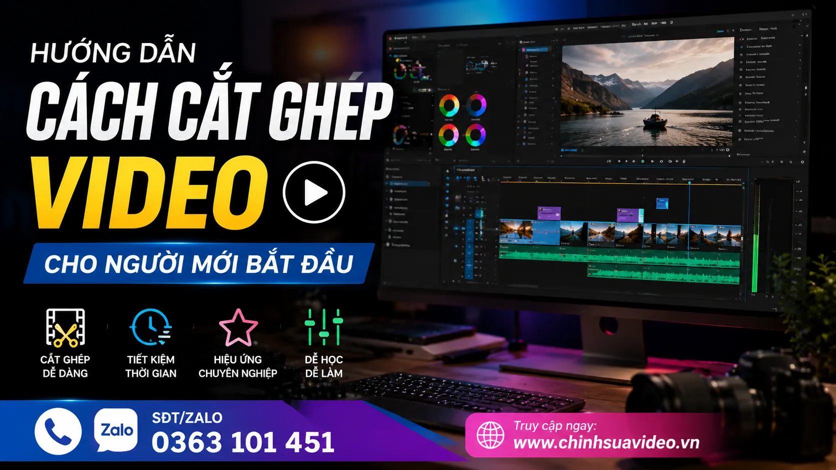 Cách Cắt Ghép Video Cho Người Mới Bắt Đầu