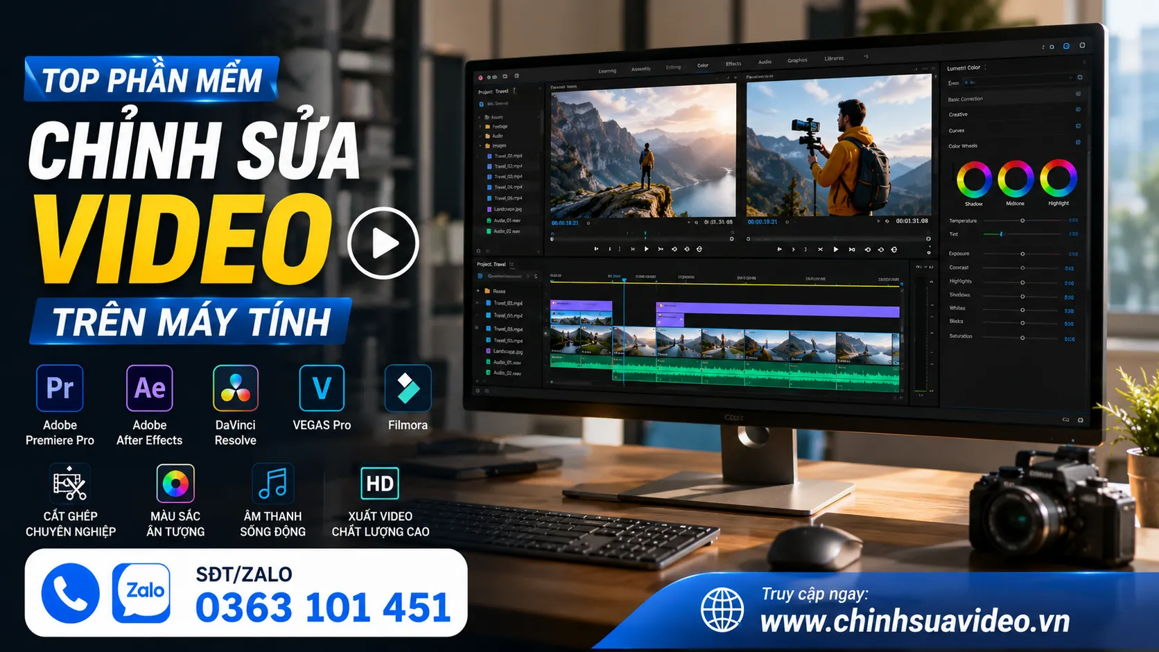 Phần Mềm Chỉnh Sửa Video Trên Máy Tính