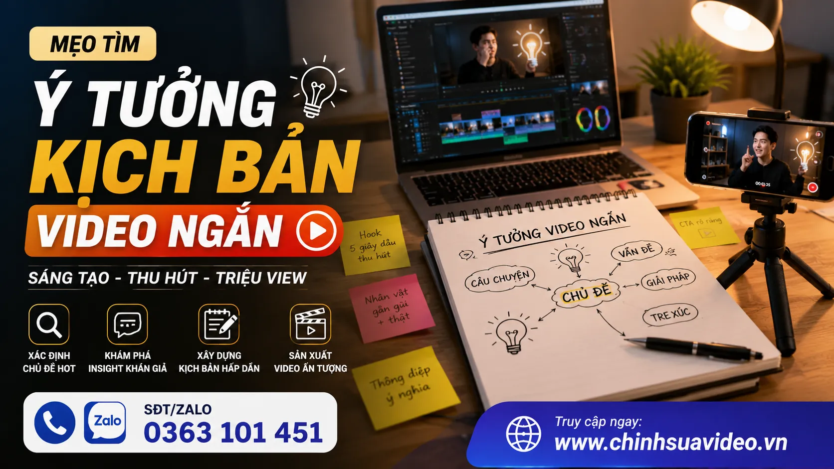 Mẹo Tìm Ý Tưởng Kịch Bản Video Ngắn
