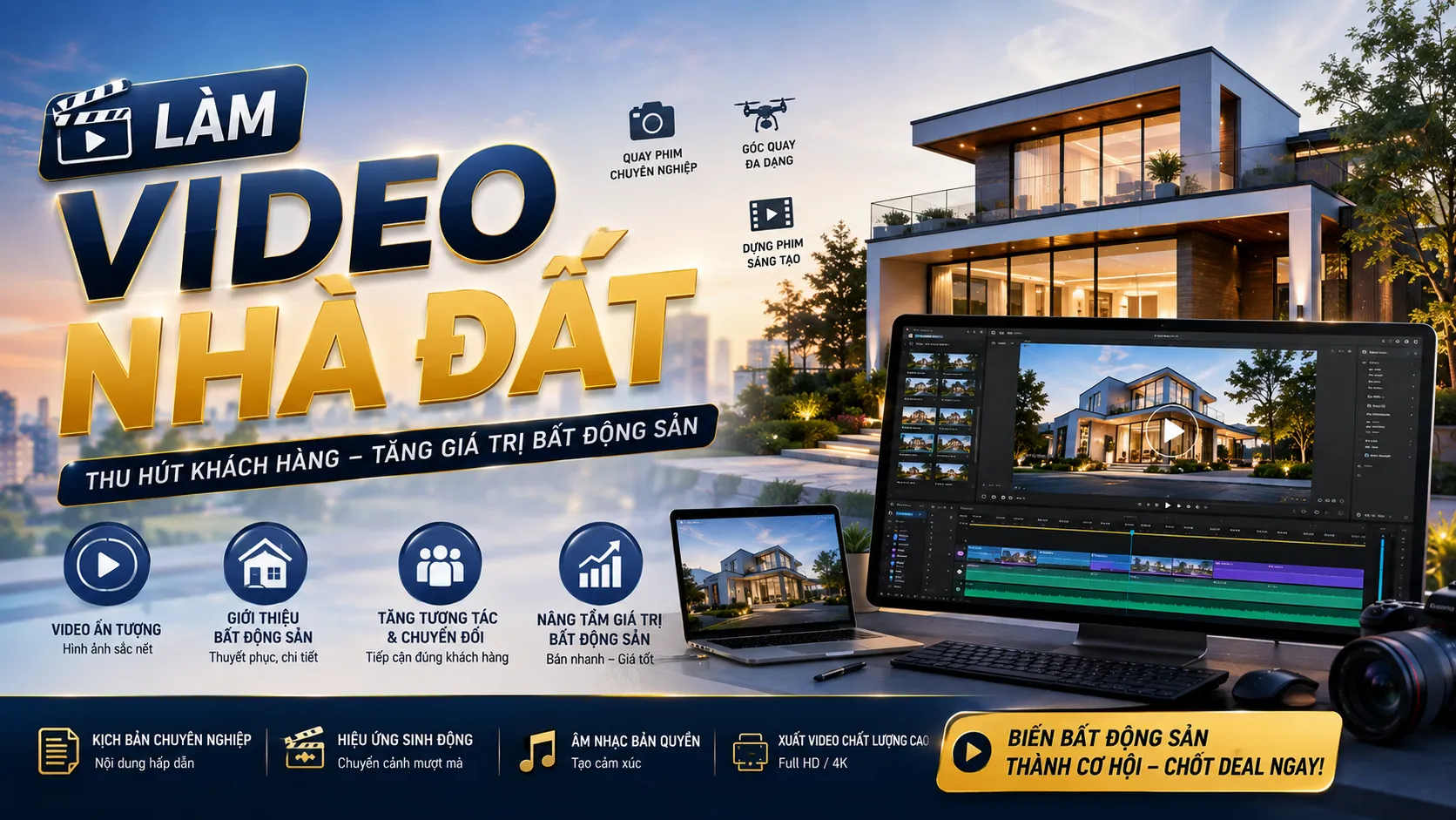 Làm Video Nhà Đất