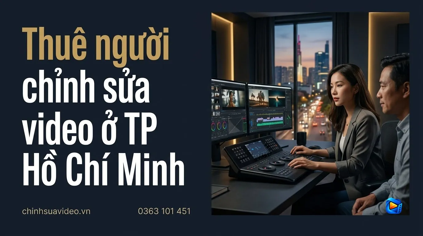 Thuê người chỉnh sửa video ở TP Hồ Chí Minh
