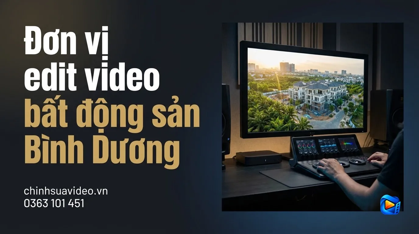 Đơn vị edit video bất động sản Bình Dương