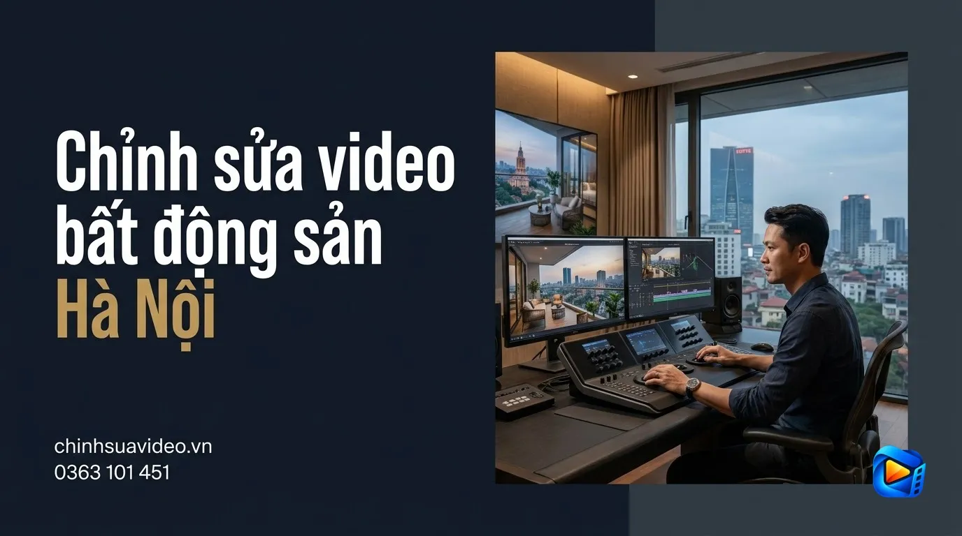 Chỉnh sửa video bất động sản Hà Nội