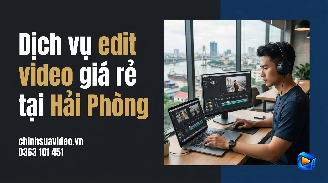 Dịch vụ edit video giá rẻ tại Hải Phòng