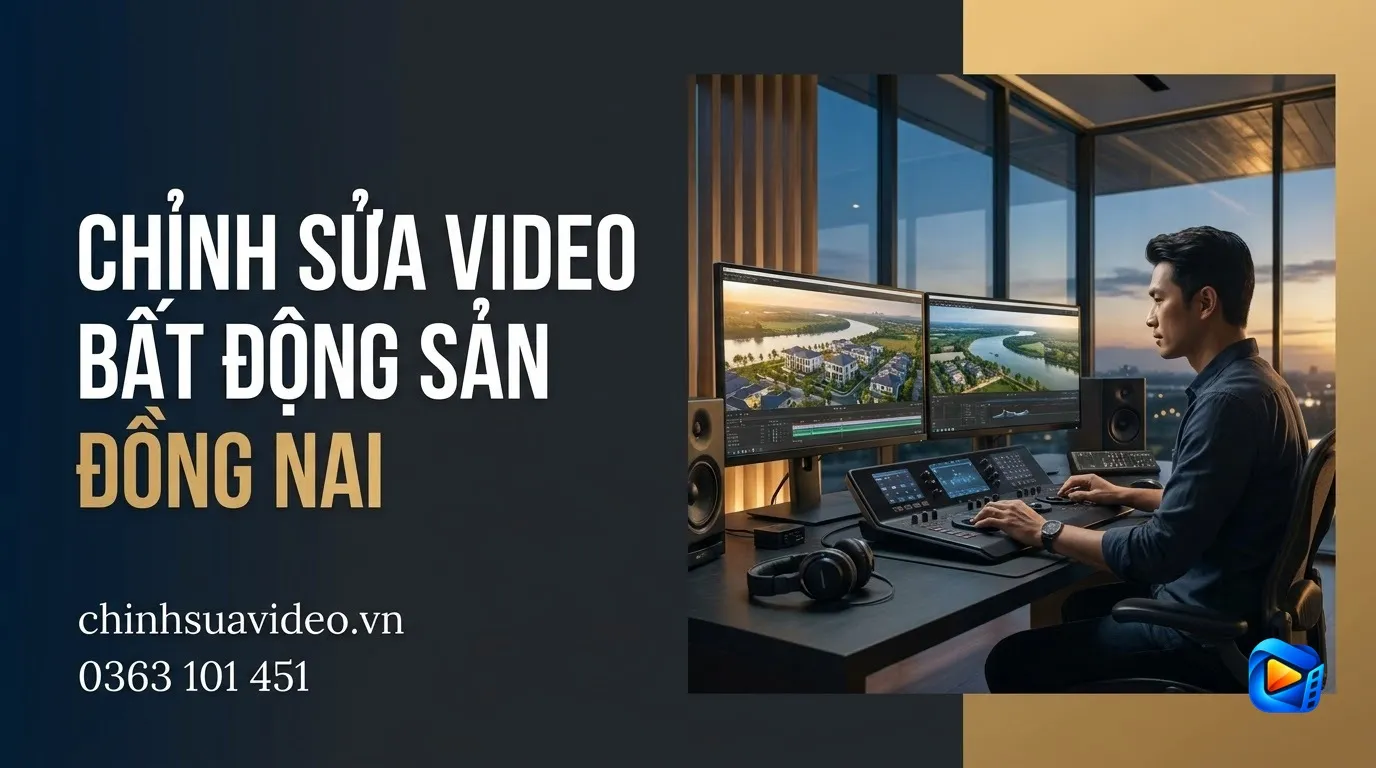 Chỉnh sửa video bất động sản Đồng Nai