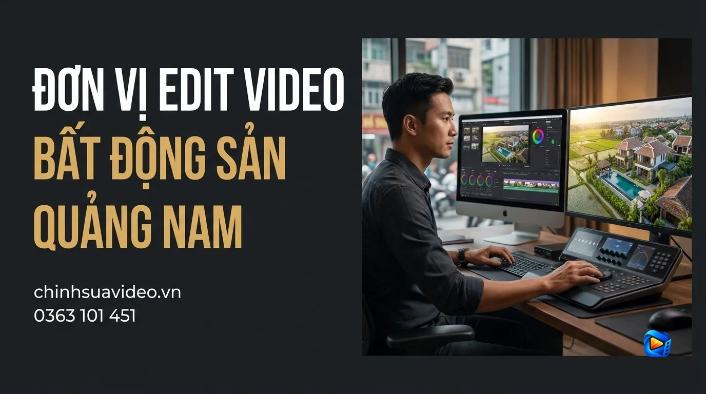 Đơn vị edit video bất động sản Quảng Nam