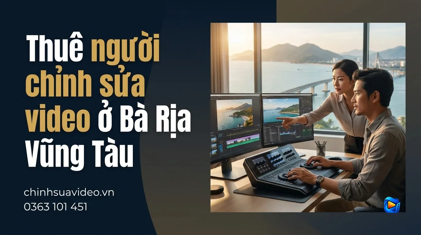 Thuê người chỉnh sửa video ở Bà Rịa Vũng Tàu