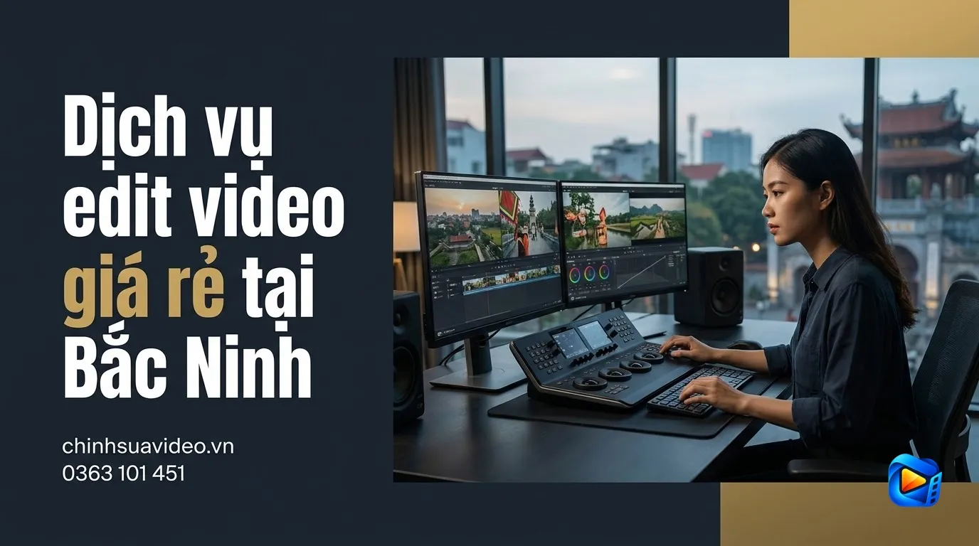 Dịch vụ edit video giá rẻ tại Bắc Ninh