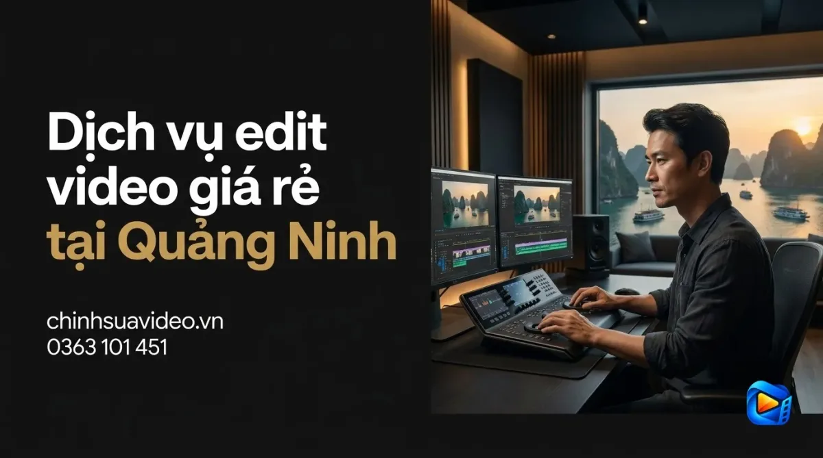 Dịch vụ edit video giá rẻ tại Quảng Ninh