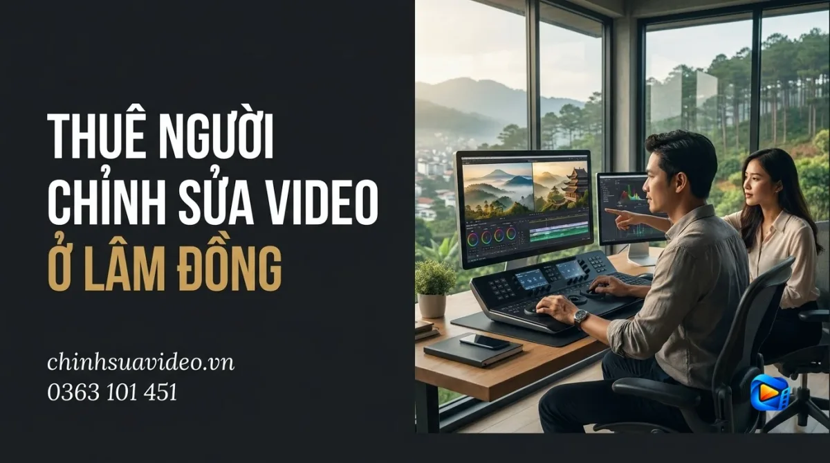 Thuê người chỉnh sửa video ở Lâm Đồng