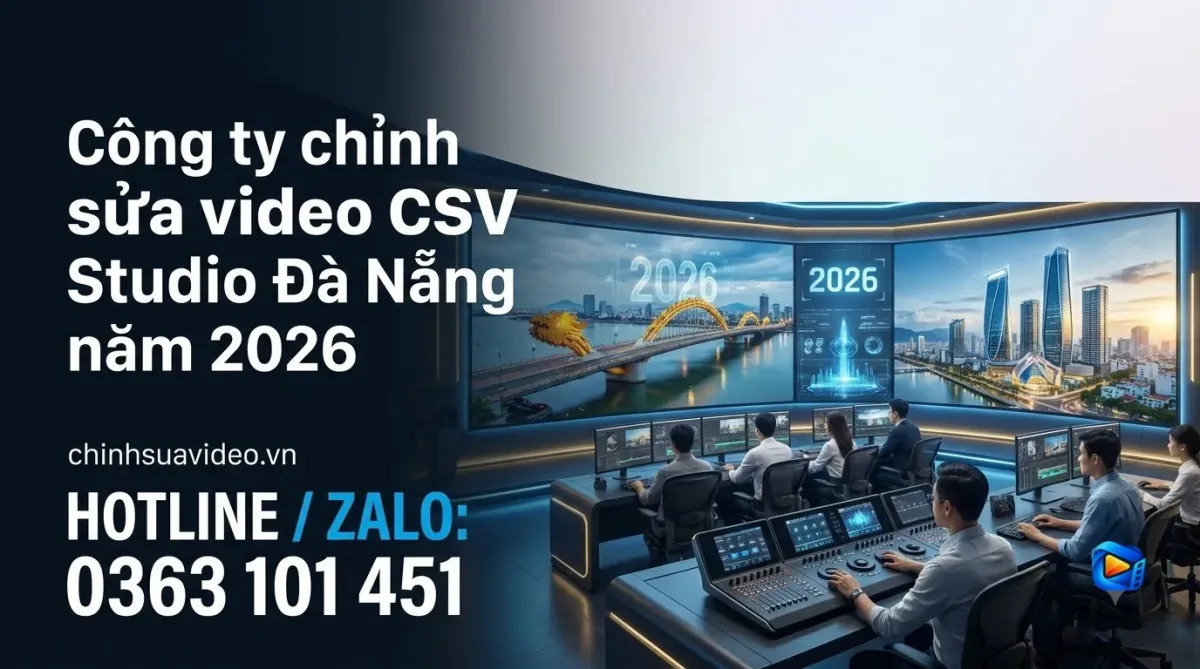 Công ty chỉnh sửa video CSV Studio Đà Nẵng năm 2026