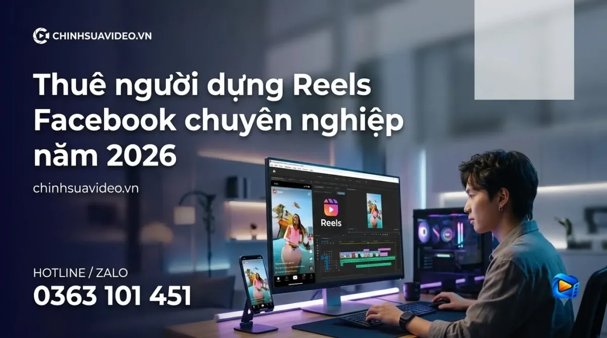 Thuê người dựng Reels Facebook chuyên nghiệp năm 2026