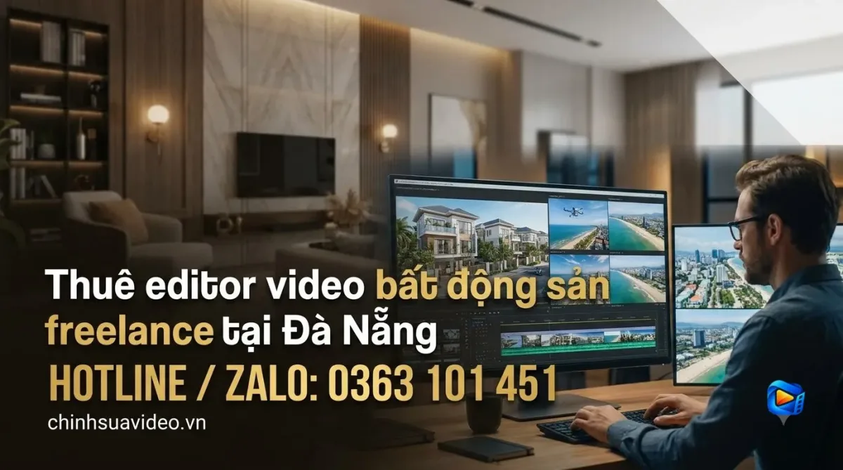Thuê editor video bất động sản freelance tại Đà Nẵng
