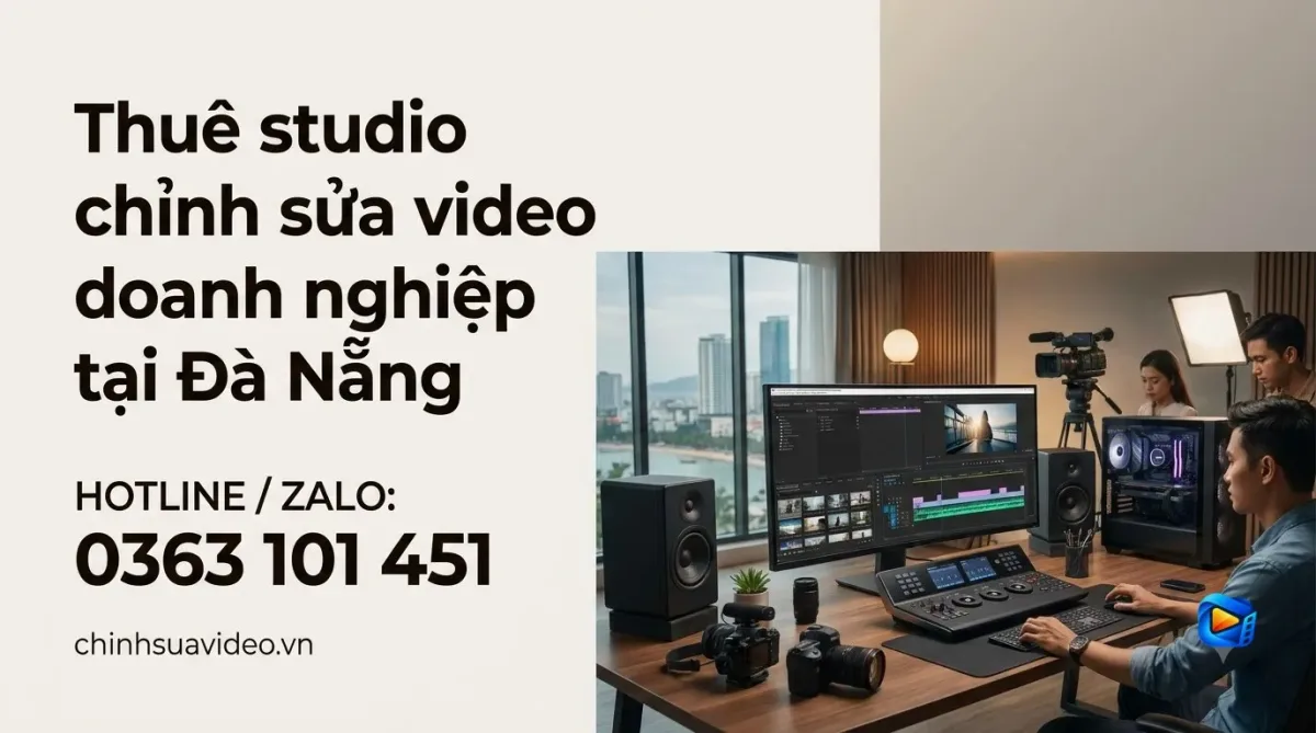 Thuê studio chỉnh sửa video doanh nghiệp tại Đà Nẵng