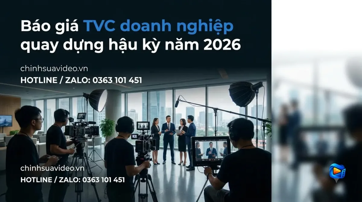 Báo giá TVC doanh nghiệp  quay dựng hậu kỳ chuyên nghiệp