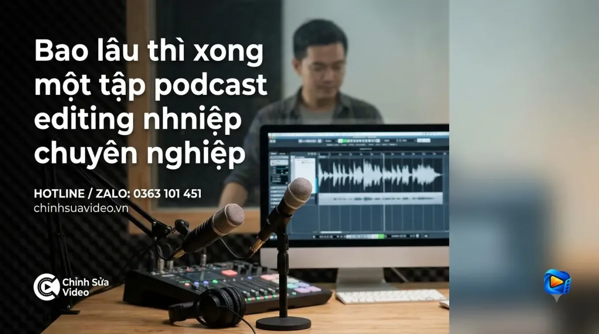 Bao lâu thì xong một tập podcast editing chuyên nghiệp