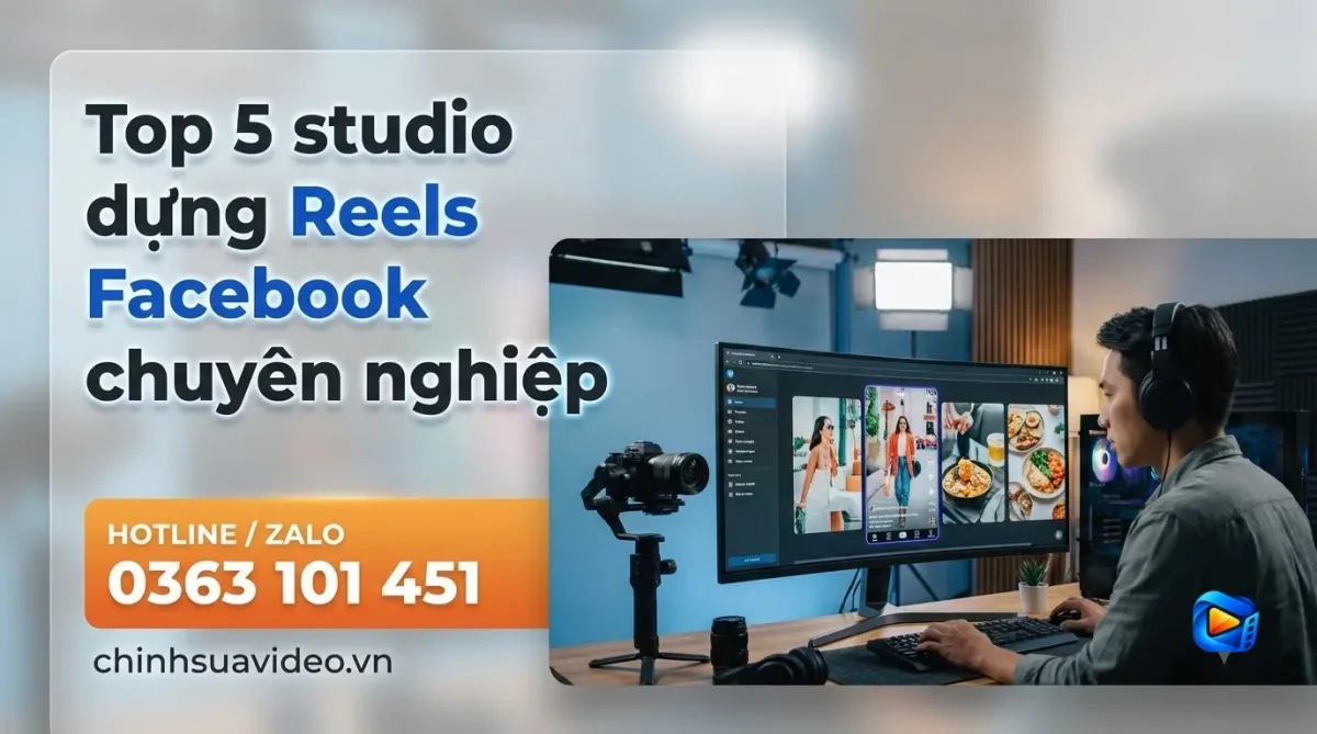 Top 5 studio dựng Reels Facebook chuyên nghiệp