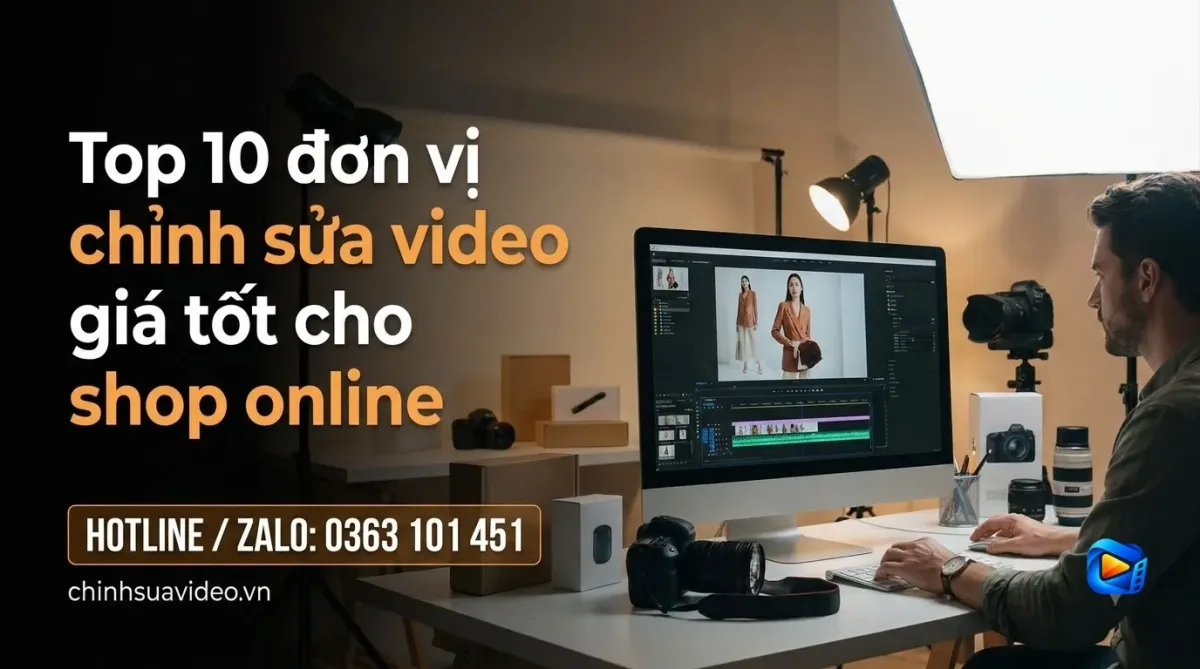 Top 10 đơn vị chỉnh sửa video giá tốt cho shop online