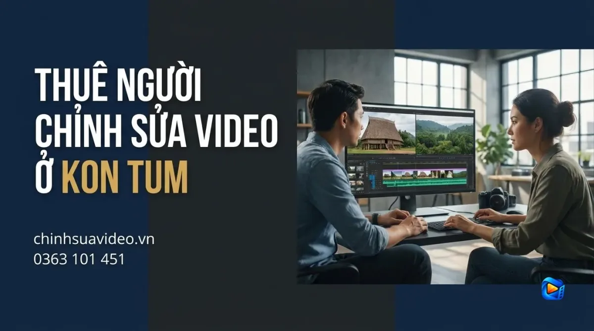 Thuê người chỉnh sửa video ở Kon Tum giá rẻ chuyên nghiệp