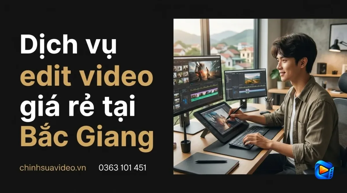 Dịch vụ edit video giá rẻ tại Bắc Giang hiện nay