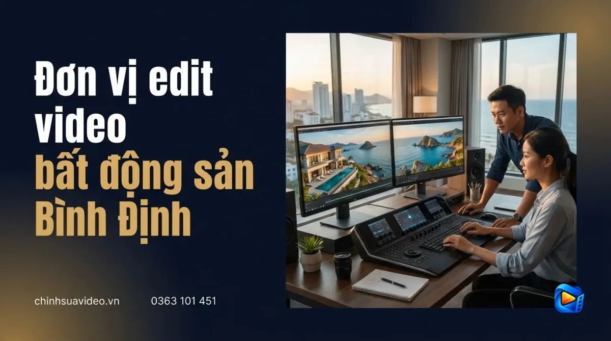 Đơn vị edit video bất động sản tại Bình Định : Đối tác uy tín của môi giới