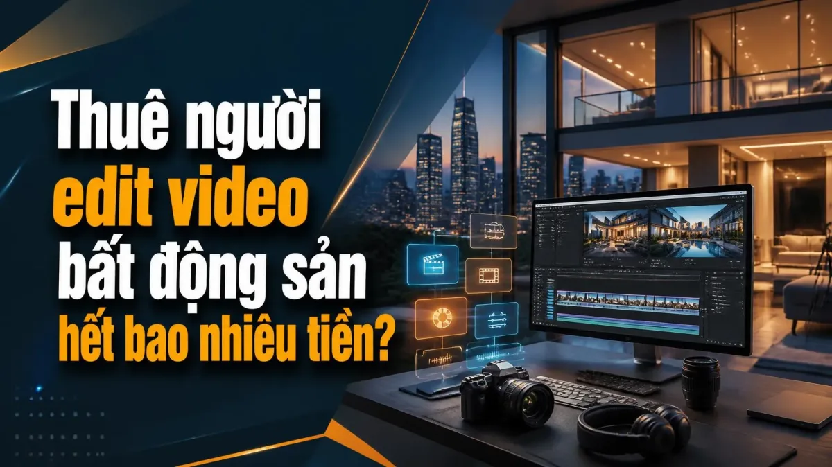 Thuê người edit video bất động sản hết bao nhiêu tiền?