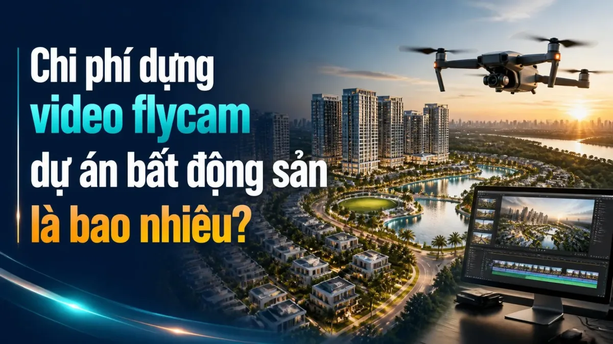 Chi phí dựng video flycam dự án bất động sản là bao nhiêu?